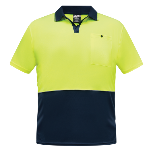 Hi-Vis Micromesh Short Sleeve Polo